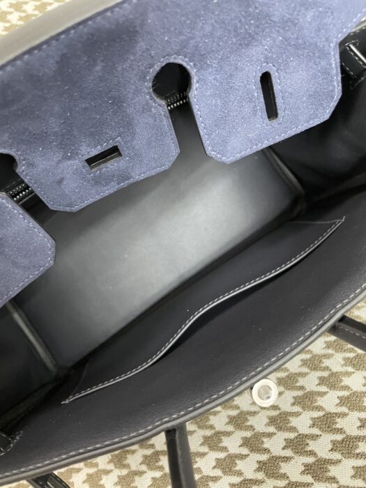 에르메스 버킨백 25 은장 네이비 스웨이드 swift 레플리카 미러급 SA급 S급 고퀄리티 최상급 하이엔드 가방 [여성] 3