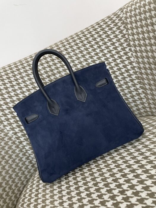 에르메스 버킨백 25 은장 네이비 스웨이드 swift 레플리카 미러급 SA급 S급 고퀄리티 최상급 하이엔드 가방 [여성] 2