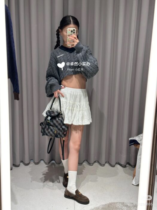 미우미우 울 및 코튼 스웨터 레플리카 미러급 SA급 S급 고퀄리티 하이엔드 최상급 의류 [여성] 4