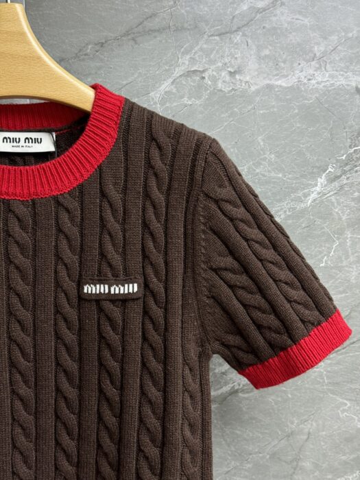 미우미우 울 및 코튼 스웨터 레플리카 미러급 SA급 S급 고퀄리티 하이엔드 최상급 의류 [여성] 6