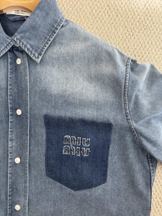 미우미우 데님 셔츠 레플리카 미러급 SA급 S급 고퀄리티 하이엔드 최상급 의류 [여성] 10