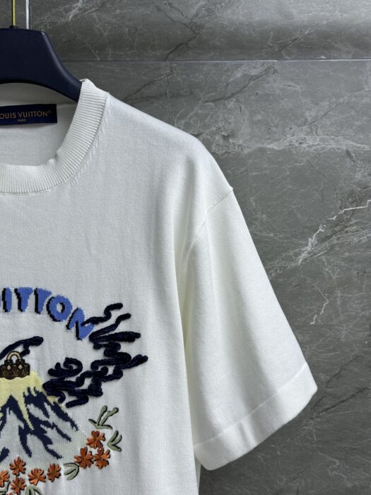 루이비통 쇼트 슬리브드 니티드 크루넥 레플리카 미러급 SA급 S급 고퀄리티 하이엔드 최상급 의류 [여성] 13