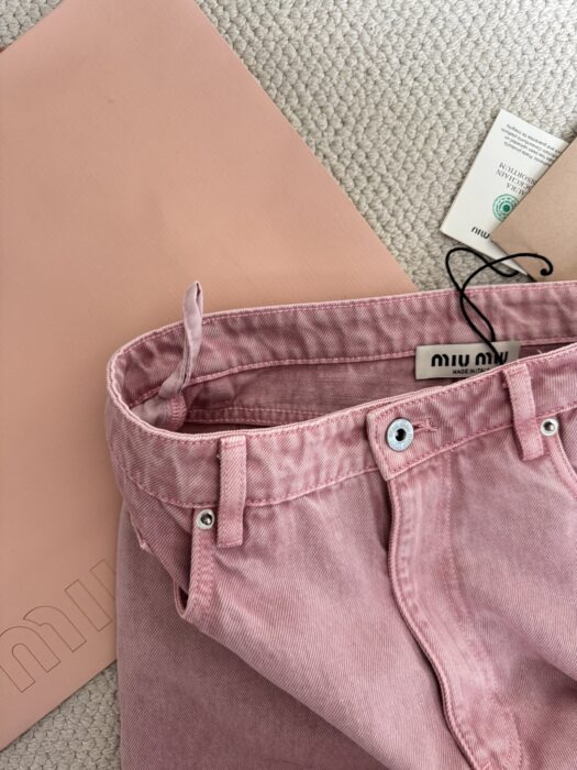 미우미우 핑크 진 레플리카 미러급 SA급 S급 고퀄리티 하이엔드 최상급 의류 [여성] 10