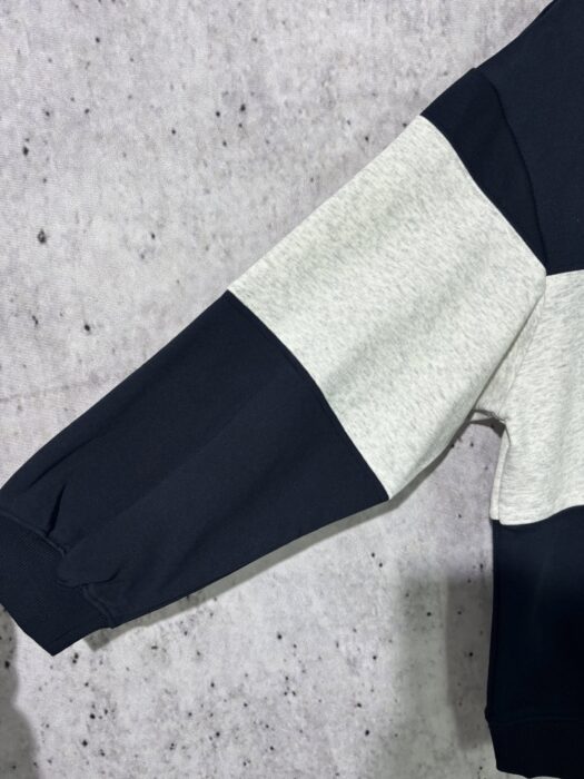 미우미우 반지퍼 칼라 넥 배색 맨투맨 네이비 레플리카 미러급 SA급 S급 고퀄리티 하이엔드 최상급 의류 [남성여성공용] 15