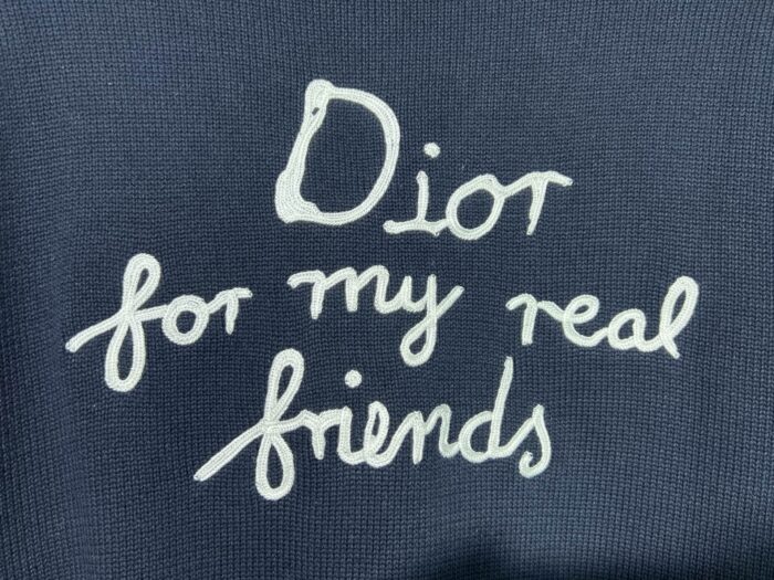 디올 모노그램 자수 가디건 네이비 레플리카 미러급 SA급 S급 고퀄리티 하이엔드 최상급 의류 [남성여성공용] 11