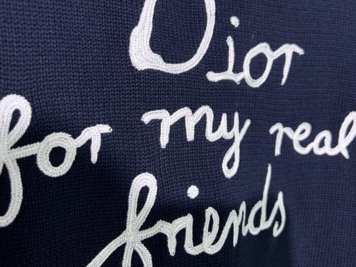 디올 모노그램 자수 가디건 네이비 레플리카 미러급 SA급 S급 고퀄리티 하이엔드 최상급 의류 [남성여성공용] 12