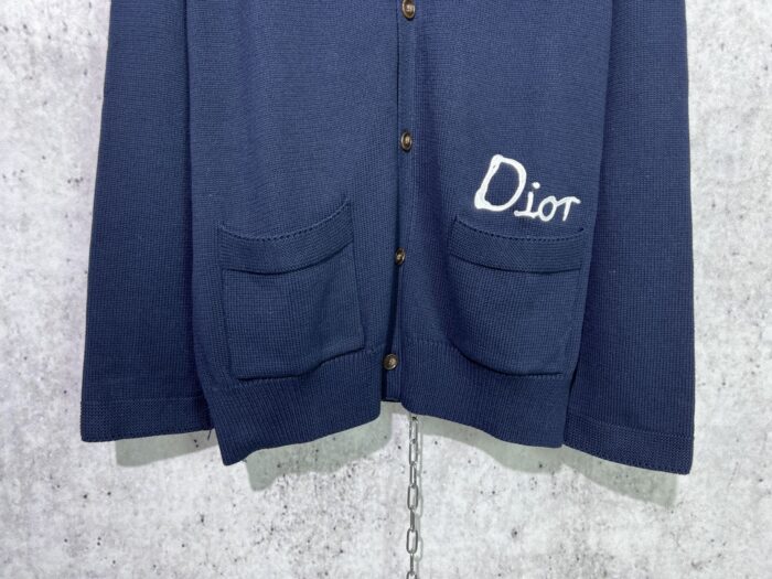 디올 모노그램 자수 가디건 네이비 레플리카 미러급 SA급 S급 고퀄리티 하이엔드 최상급 의류 [남성여성공용] 6