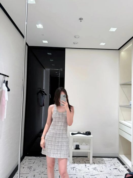 샤넬 골드 체크 드레스 레플리카 미러급 SA급 S급 고퀄리티 하이엔드 최상급 의류 [여성] 6