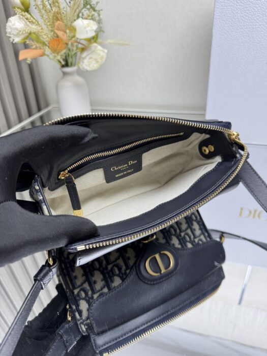 디올 CD 지퍼 숄더백 자카드 블루 레플리카 미러급 SA급 S급 고퀄리티 최상급 하이엔드 크로스백 가방 [여성] 3