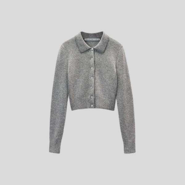 알렉산더왕 울 블렌드 핫픽스 폴로 가디건(2color) 레플리카 미러급 SA급 S급 고퀄리티 하이엔드 최상급 의류 [여성]