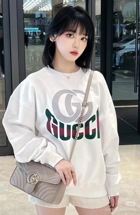 구찌 프린트 코튼 저지 스웨트셔츠 레플리카 미러급 SA급 S급 고퀄리티 하이엔드 최상급 의류 [남성여성공용] 13