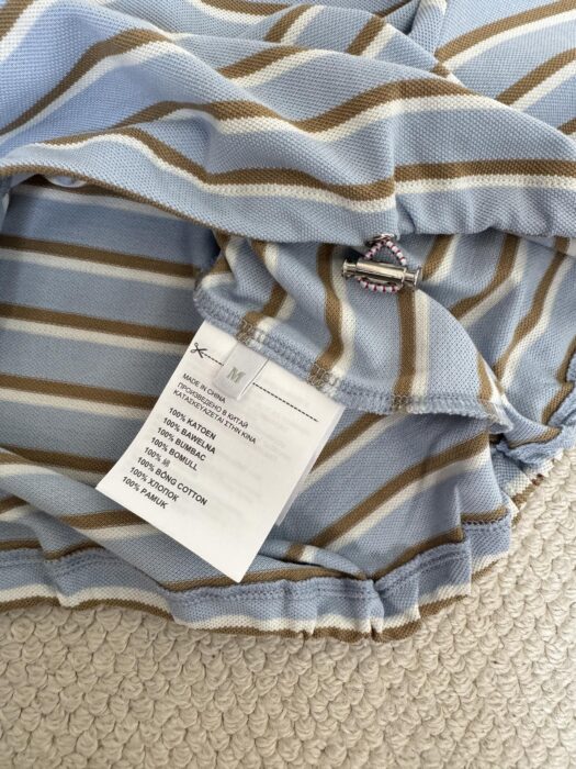 프라다 크롭 스트라이프 피케 폴로 셔츠 레플리카 미러급 SA급 S급 고퀄리티 하이엔드 최상급 의류 [여성] 33