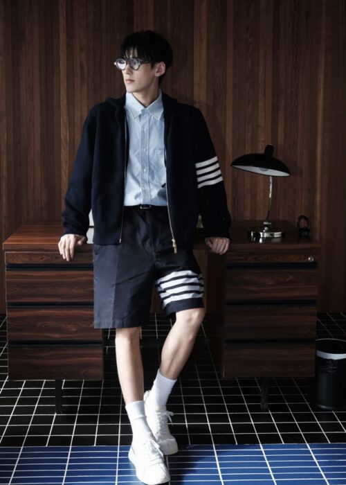 톰브라운 지퍼 후드 자켓 레플리카 미러급 SA급 S급 고퀄리티 하이엔드 최상급 의류 [남성여성공용] 5