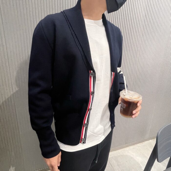 톰브라운 사선 메리노울 숄카라 가디건 레플리카 미러급 SA급 S급 고퀄리티 하이엔드 최상급 의류 [남성여성공용] 11