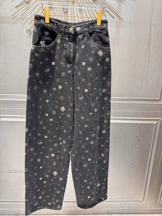 샤넬 와이드 레그 팬츠 레플리카 미러급 SA급 S급 고퀄리티 하이엔드 최상급 의류 [여성] 2