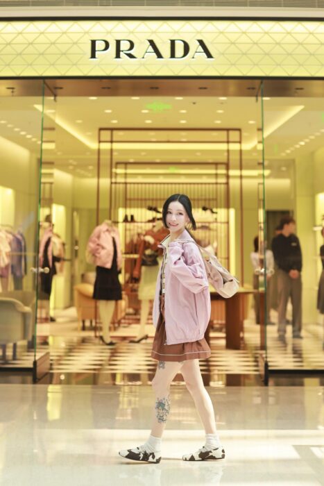 프라다 블루종 자켓 핑크 레플리카 미러급 SA급 S급 고퀄리티 하이엔드 최상급 의류 [여성] 10