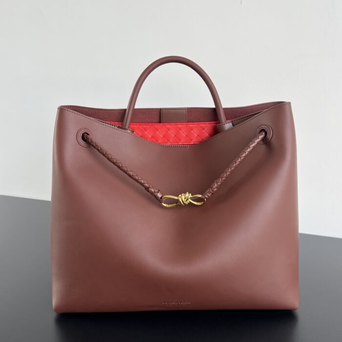 보테가베네타 라지 안디아모 806010 레드 브라운 핸드백 토트백 레플리카 미러급 SA급 S급 고퀄리티 최상급 하이엔드 가방 [여성]