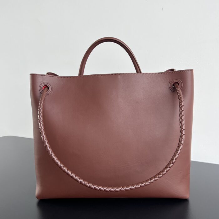 보테가베네타 라지 안디아모 806010 레드 브라운 핸드백 토트백 레플리카 미러급 SA급 S급 고퀄리티 최상급 하이엔드 가방 [여성] 2