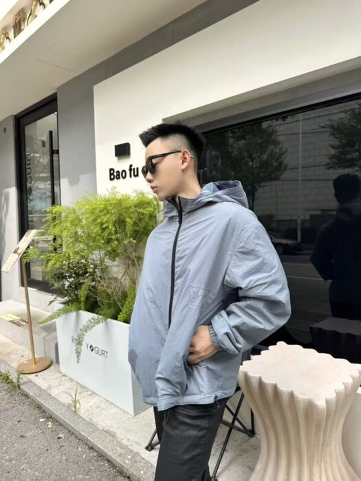 버버리 승마 체크 양면 바람막이 블루 레플리카 미러급 SA급 S급 고퀄리티 하이엔드 최상급 의류 [남성] 3