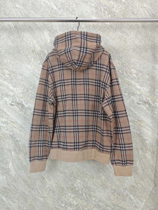 버버리 체크 니트 후드집업 베이지 레플리카 미러급 SA급 S급 고퀄리티 하이엔드 최상급 의류 [남성] 9