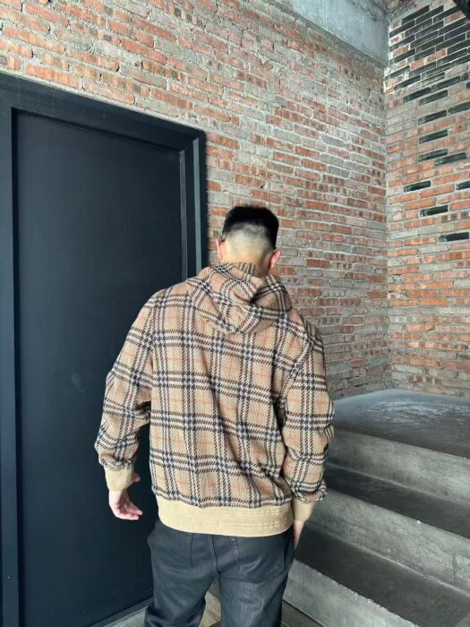 버버리 체크 니트 후드집업 베이지 레플리카 미러급 SA급 S급 고퀄리티 하이엔드 최상급 의류 [남성] 3