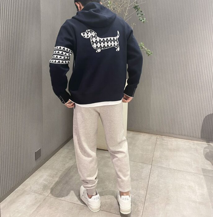 톰브라운 코튼 헥터 자카드 후드 집업 (네이비,그레이) 레플리카 미러급 SA급 S급 고퀄리티 하이엔드 최상급 의류 [남성여성공용] 15