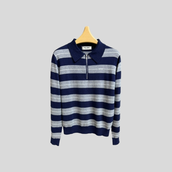 미우미우 스트라이프 울 스웨터 레플리카 미러급 SA급 S급 고퀄리티 하이엔드 최상급 의류 [여성]