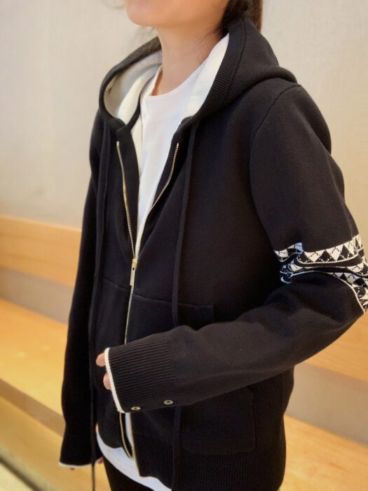 톰브라운 코튼 헥터 자카드 후드 집업 (네이비,그레이) 레플리카 미러급 SA급 S급 고퀄리티 하이엔드 최상급 의류 [남성여성공용] 8