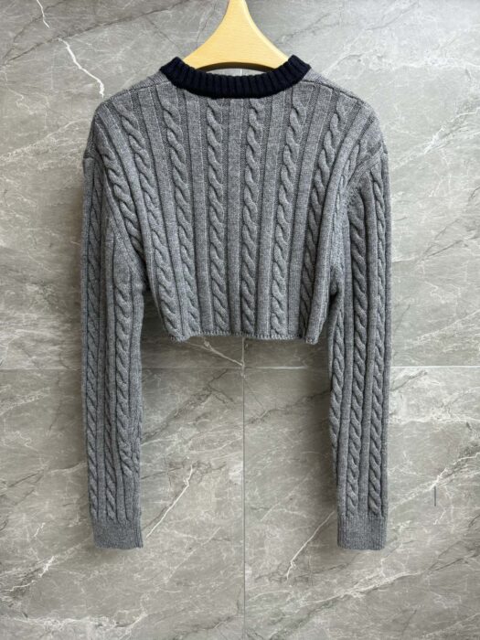 미우미우 울 및 코튼 스웨터 레플리카 미러급 SA급 S급 고퀄리티 하이엔드 최상급 의류 [여성] 10