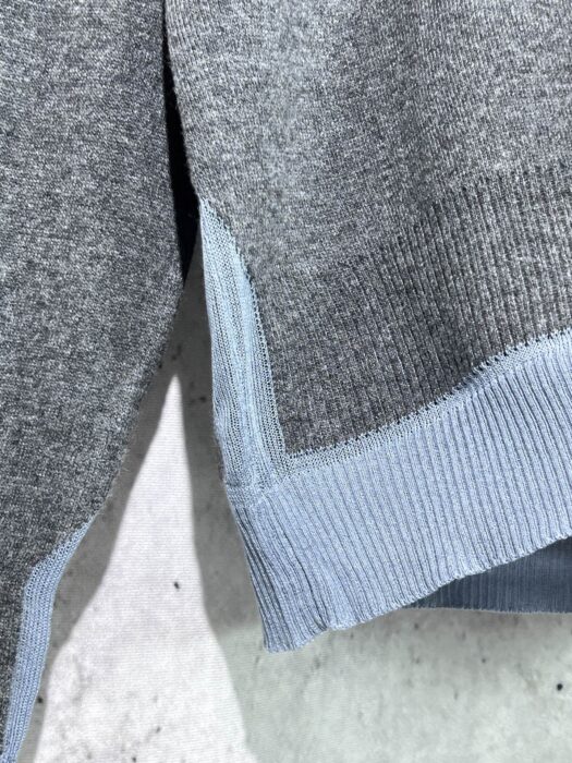 미우미우 캐시미어 페이크 레이어링 니트 카라티 폴로티 레플리카 미러급 SA급 S급 고퀄리티 하이엔드 최상급 의류 [남성여성공용] 9