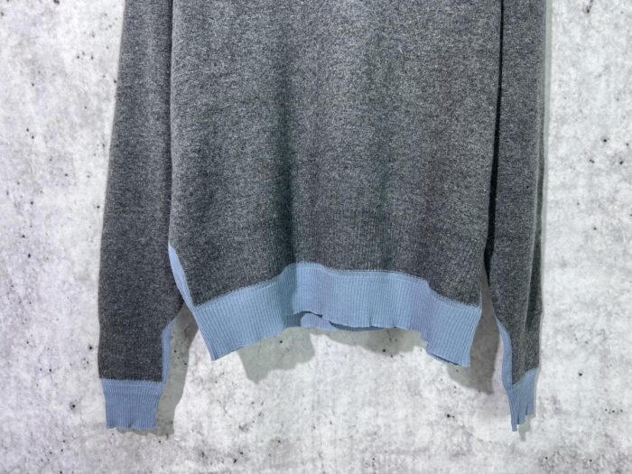 미우미우 캐시미어 페이크 레이어링 니트 카라티 폴로티 레플리카 미러급 SA급 S급 고퀄리티 하이엔드 최상급 의류 [남성여성공용] 7