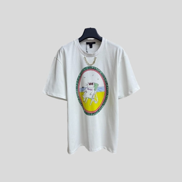 루이비통 고양이 프린트 티셔츠 레플리카 미러급 SA급 S급 고퀄리티 하이엔드 최상급 의류 [여성]