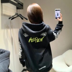 크롬하츠 소매 플라워 프린트 후드집업 블랙 레플리카 미러급 SA급 S급 고퀄리티 하이엔드 최상급 의류 [남성여성공용]