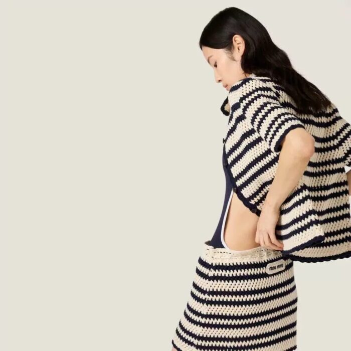 미우미우 크로셰 니트 세트 레플리카 미러급 SA급 S급 고퀄리티 하이엔드 최상급 의류 [여성] 24