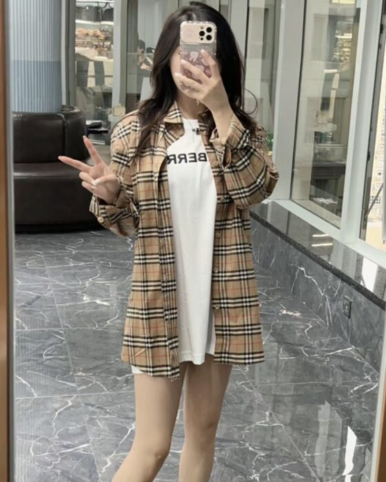 버버리 클래식 체크 코튼 포플린 셔츠 레플리카 미러급 SA급 S급 고퀄리티 하이엔드 최상급 의류 [남성여성공용] 6