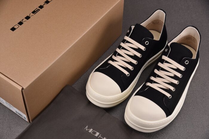 릭오웬스 검은색 줄무늬 원단 레플리카 미러급 SA급 S급 고퀄리티 최상급 하이엔드 신발 [남성여성공용] 6