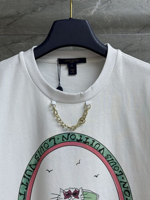 루이비통 고양이 프린트 티셔츠 레플리카 미러급 SA급 S급 고퀄리티 하이엔드 최상급 의류 [여성] 4