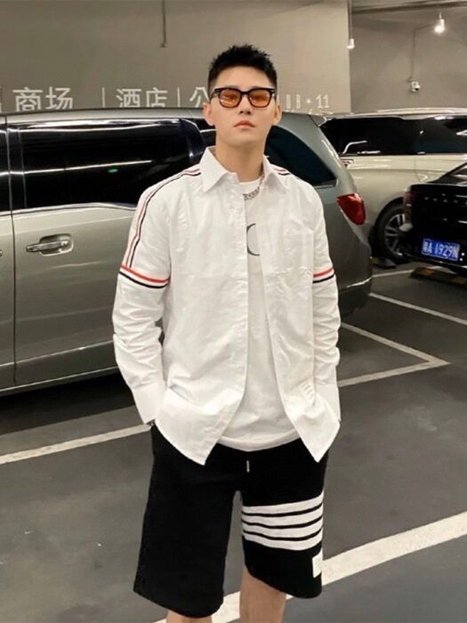 톰브라운 옥스포드 스트라이프 엘라스틱 심 셔츠 레플리카 미러급 SA급 S급 고퀄리티 하이엔드 최상급 의류 [남성여성공용] 5