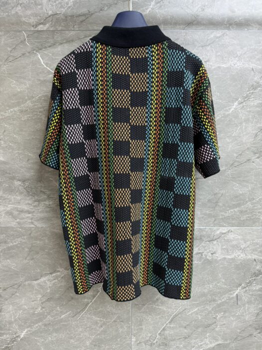 루이비통 다미에 쇼트 슬리브드 코튼 니트 셔츠 레플리카 미러급 SA급 S급 고퀄리티 하이엔드 최상급 의류 [남성여성공용] 14