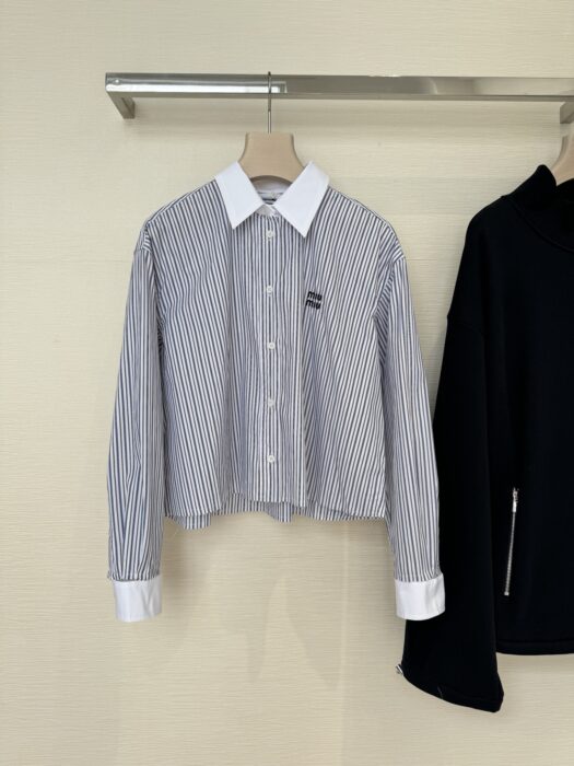 미우미우 긴팔 셔츠 레플리카 미러급 SA급 S급 고퀄리티 하이엔드 최상급 의류 [여성] 10