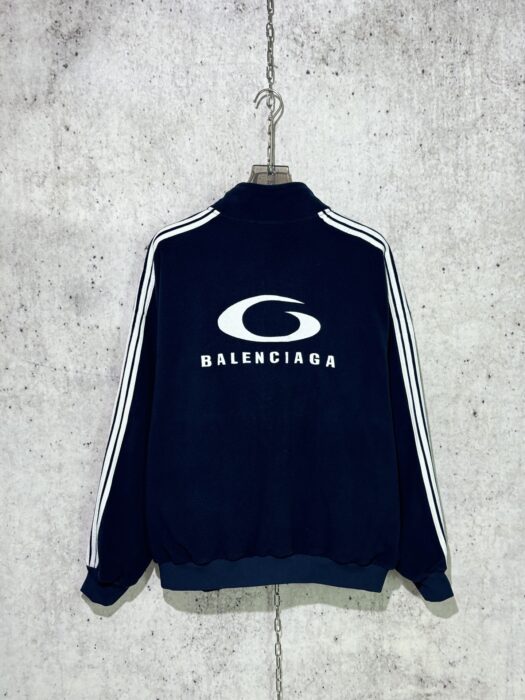 발렌시아가 루프 스포츠 아이콘 집업 자켓 블루 레플리카 미러급 SA급 S급 고퀄리티 하이엔드 최상급 의류 [남성여성공용] 4
