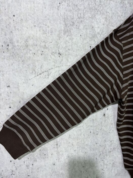 미우미우 모노그램 자수 스트라이프 후드집업 브라운 레플리카 미러급 SA급 S급 고퀄리티 하이엔드 최상급 의류 [남성여성공용] 10