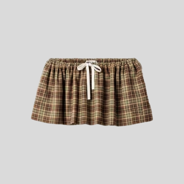 미우미우 플레이드 미니스커트 레플리카 미러급 SA급 S급 고퀄리티 하이엔드 최상급 의류 [여성]