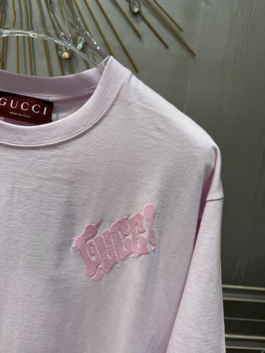구찌 핑크 반팔 티셔츠 레플리카 미러급 SA급 S급 고퀄리티 하이엔드 최상급 의류 [남성여성공용] 3