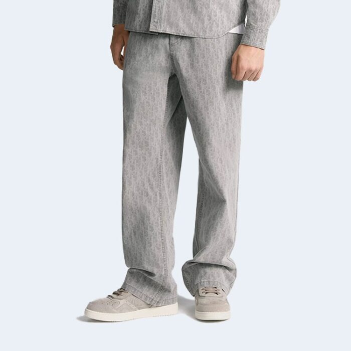 디올 오블리크 코튼 데님 카펜터 진 그레이 레플리카 미러급 SA급 S급 고퀄리티 하이엔드 최상급 의류 [남성여성공용] 2