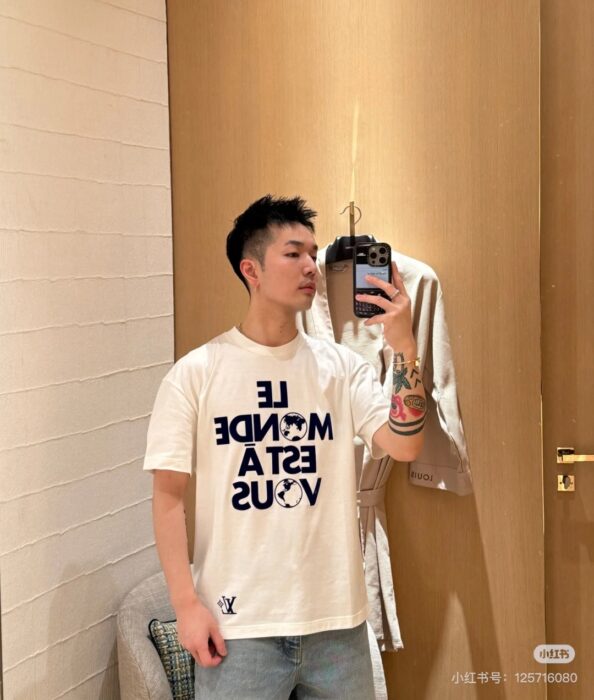 루이비통 플로킹 레더 반팔티 레플리카 미러급 SA급 S급 고퀄리티 하이엔드 최상급 의류 [남성여성공용] 11