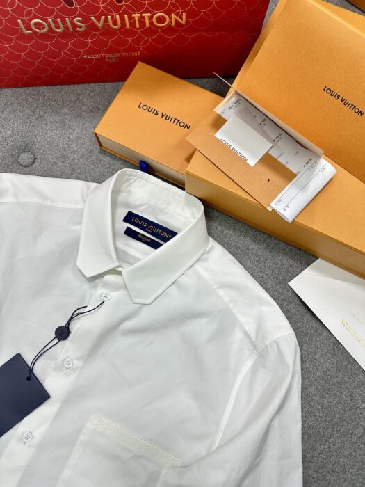 루이비통 자수 코튼 셔츠 레플리카 미러급 SA급 S급 고퀄리티 하이엔드 최상급 의류 [남성여성공용] 9