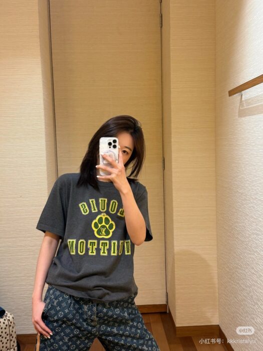 루이비통 리브넥라인 반팔 티셔츠 레플리카 미러급 SA급 S급 고퀄리티 하이엔드 최상급 의류 [남성여성공용] 2