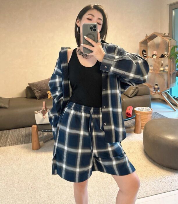 아크네스튜디오 체크 긴팔 셔츠 레플리카 미러급 SA급 S급 고퀄리티 하이엔드 최상급 의류 [남성여성공용] 2