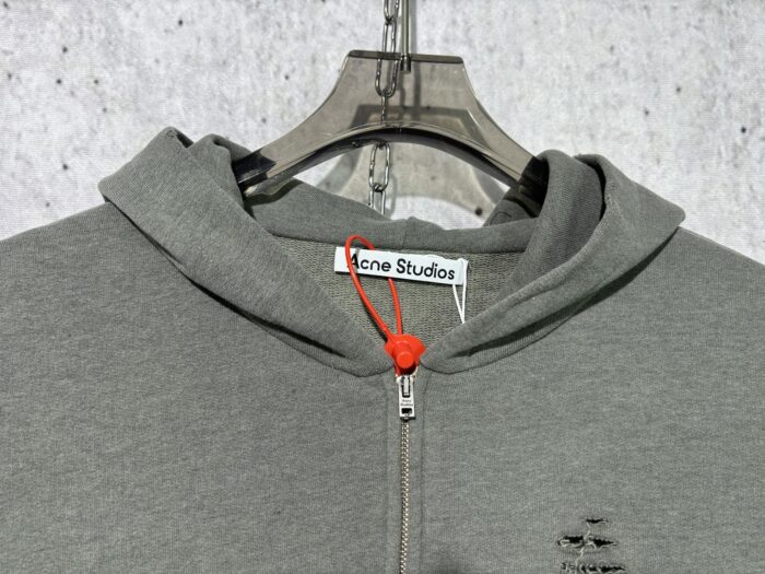 아크네스튜디오 데미지 후드집업 그린 레플리카 미러급 SA급 S급 고퀄리티 하이엔드 최상급 의류 [남성여성공용] 9